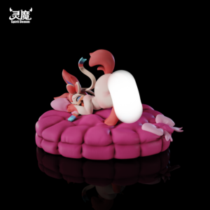 Spirit Demon studio - Pink-White Cat - Figure
