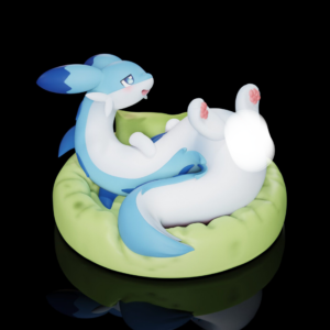 Spirit Demon studio - Blue-White Weasel - Figure