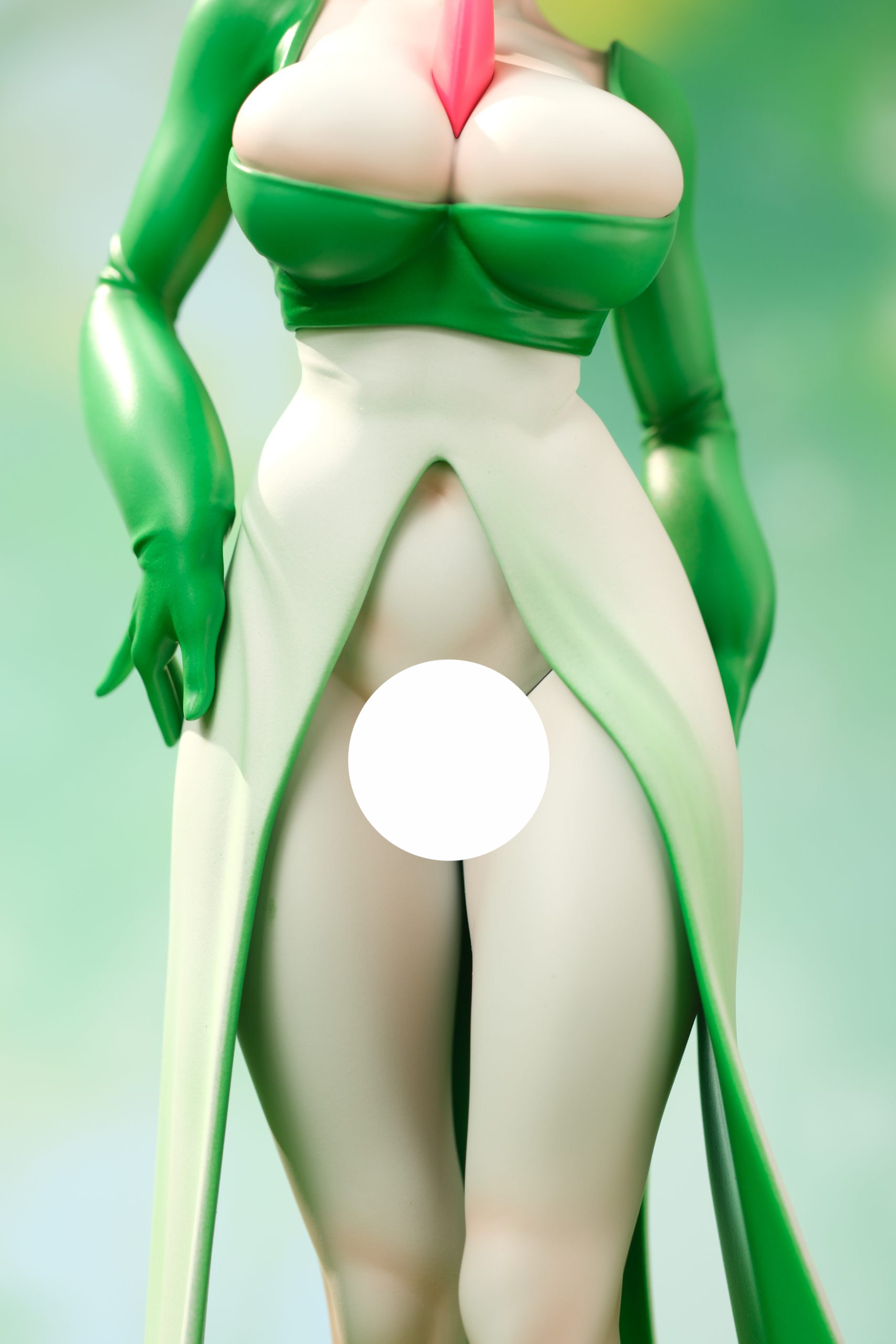 RouDan Studio – Green-haired Angel Anthro figure - Image 4
