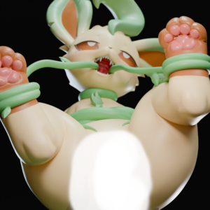 LingMo studio – Greenleaf-tailed Cat Figure