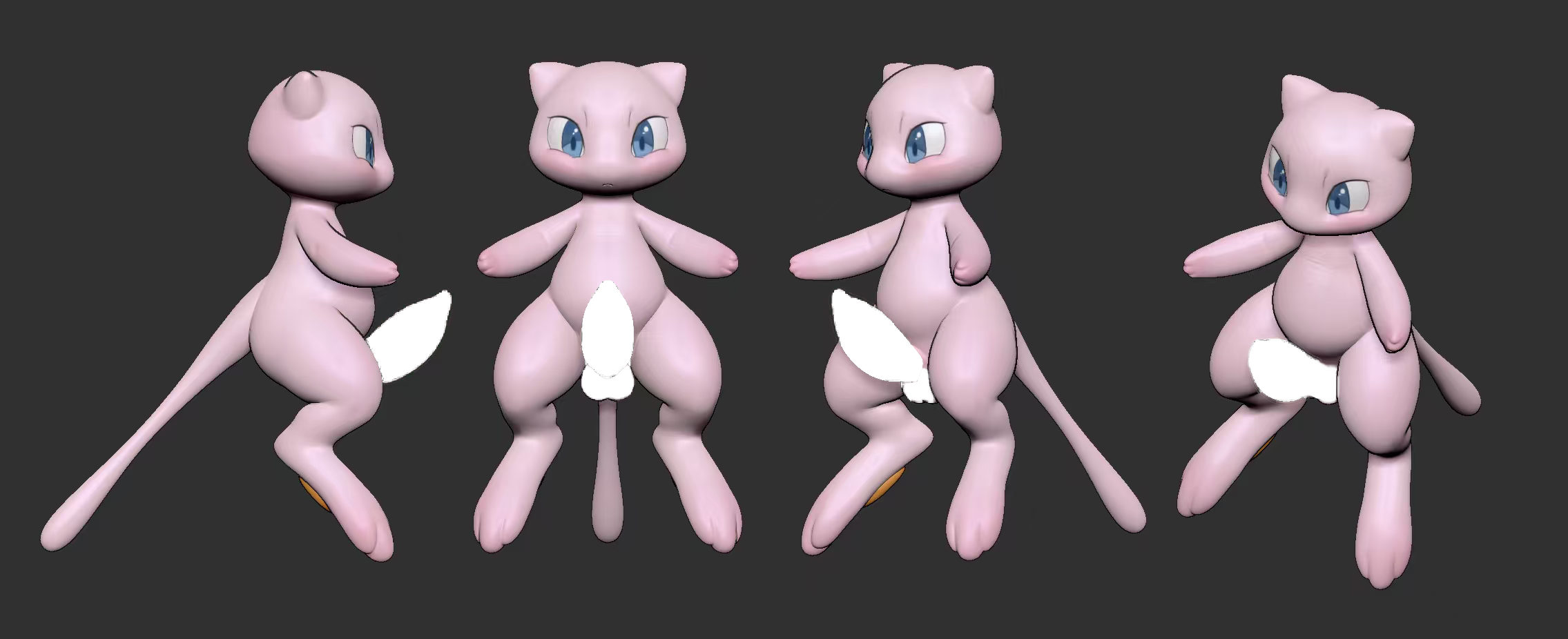 Pre-order | LingMo studio - Pink Hairless Mouse - Silicone doll - Male version - Image 3