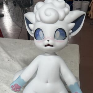 Pre-order | LingMo studio - White Fur Fox Sister - Silicone doll - Canine pussy