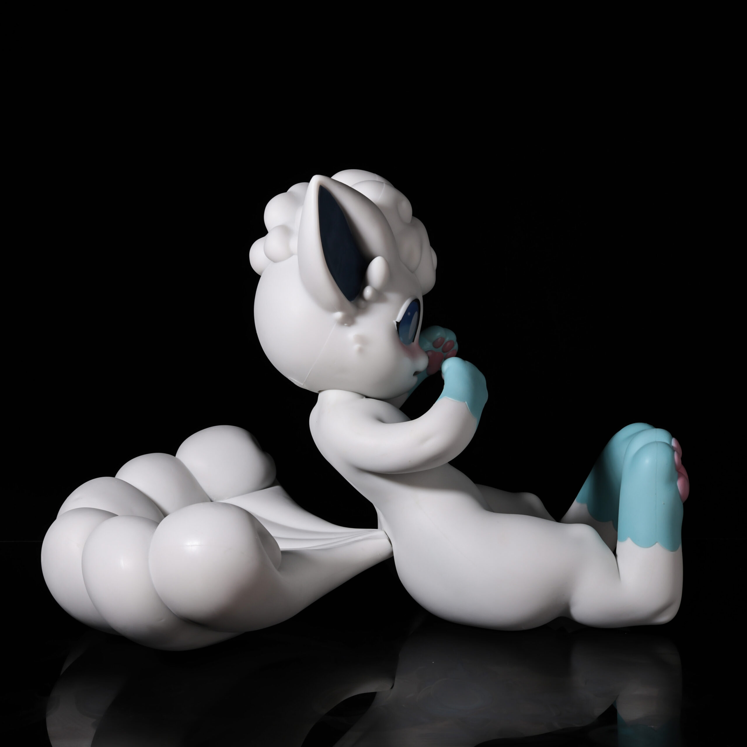 Pre-order | LingMo studio - White Fur Fox Sister - Silicone doll - Canine pussy - Image 3
