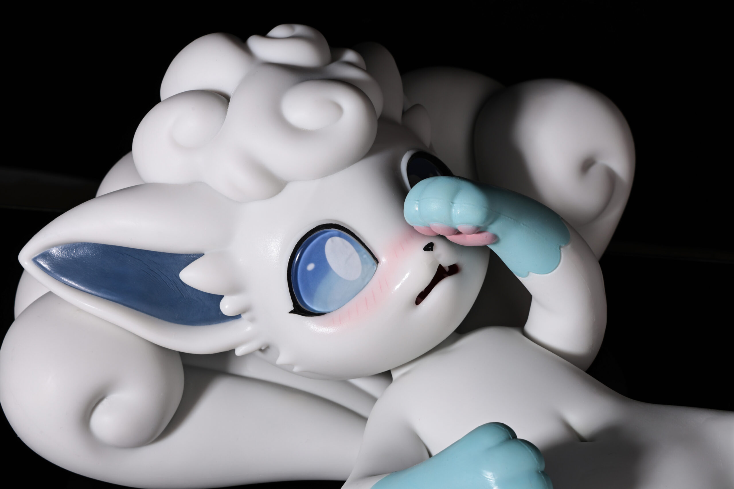 Pre-order | LingMo studio - White Fur Fox Sister - Silicone doll - Canine pussy - Image 8