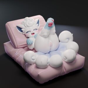 Pre-order | LingMo studio - White Fur Fox Sister Figure