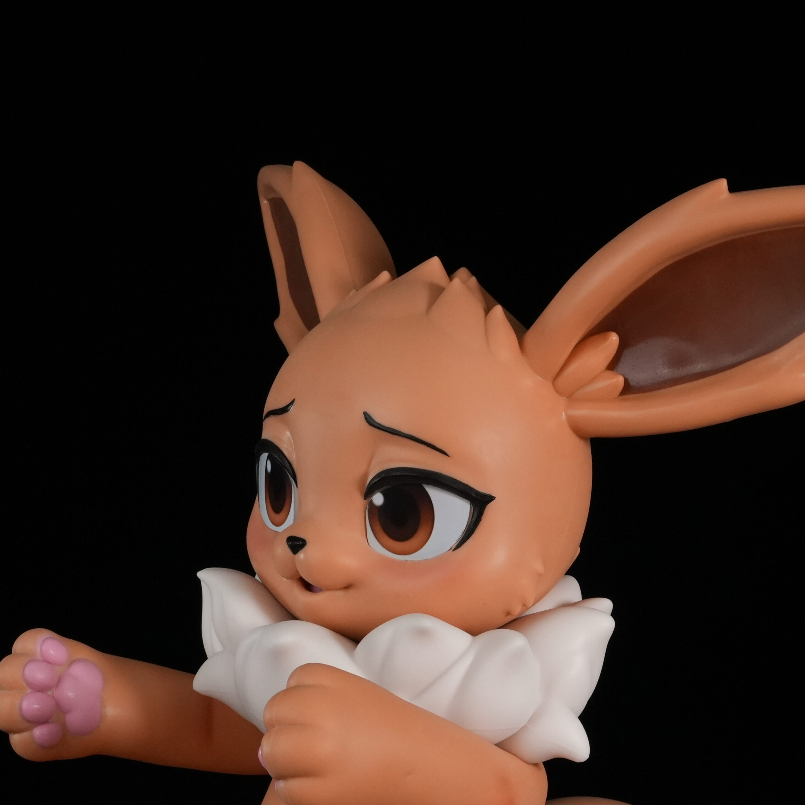 Pre-order | LingMo studio - Brown Fur Cat - Silicone doll - Female - Canine version - Image 5