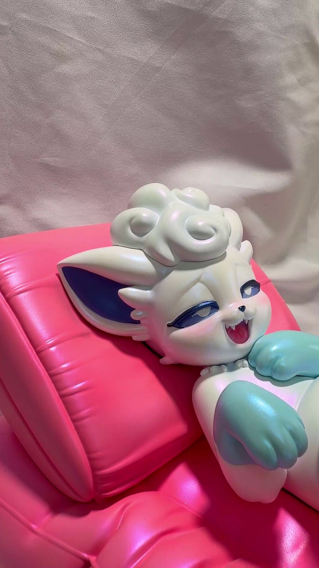 Pre-order | LingMo studio - White Fur Fox Sister Figure - Image 2