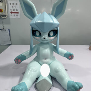 Pre-order | LingMo studio – Blue-White Cat Anthro – Silicone Doll