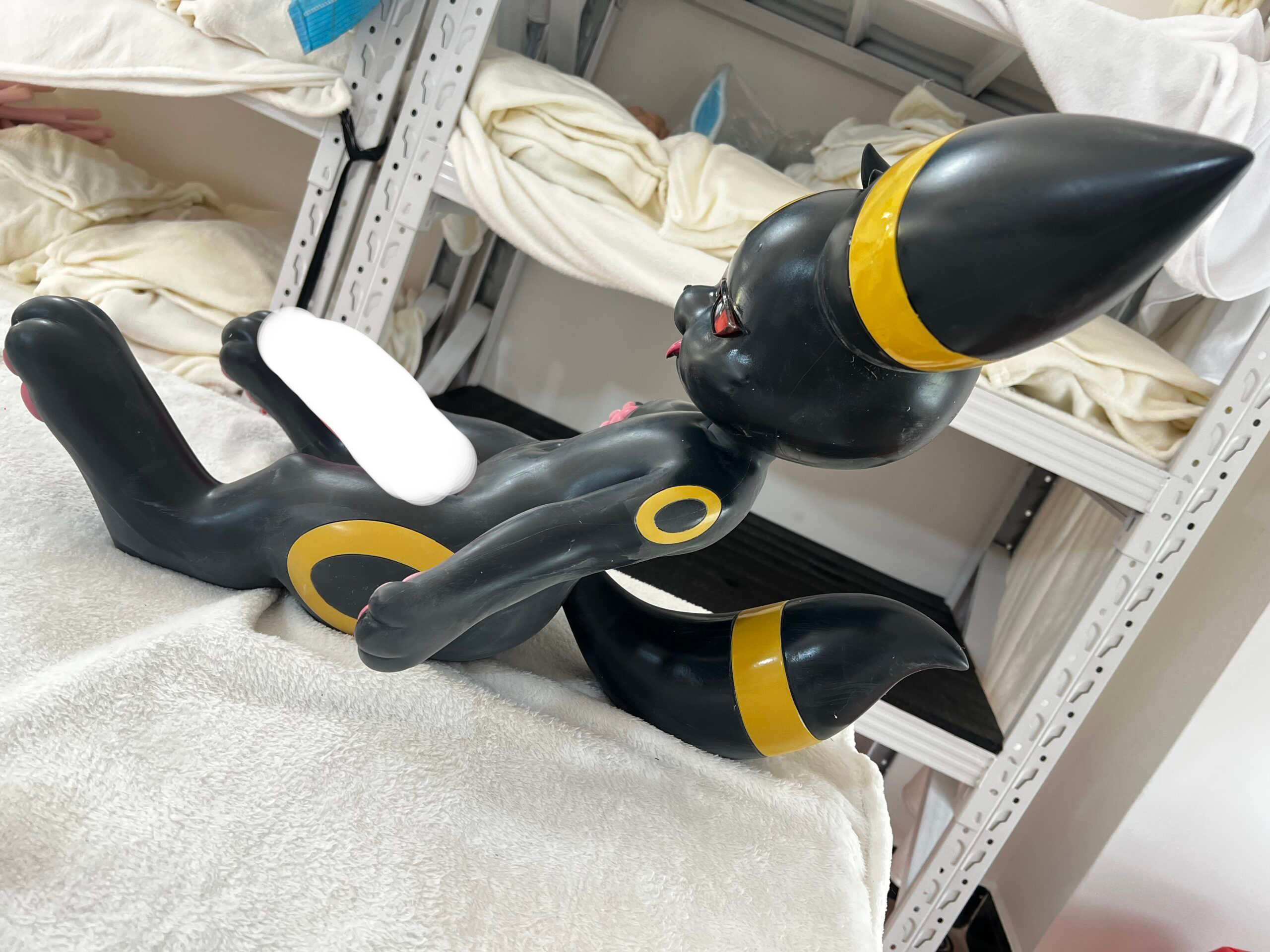 Pre-order | LingMo studio – Yellow Halo Black Cat – Silicone Doll - Male version - Image 10
