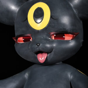 Pre-order | LingMo studio – Yellow Halo Black Cat – Silicone Doll