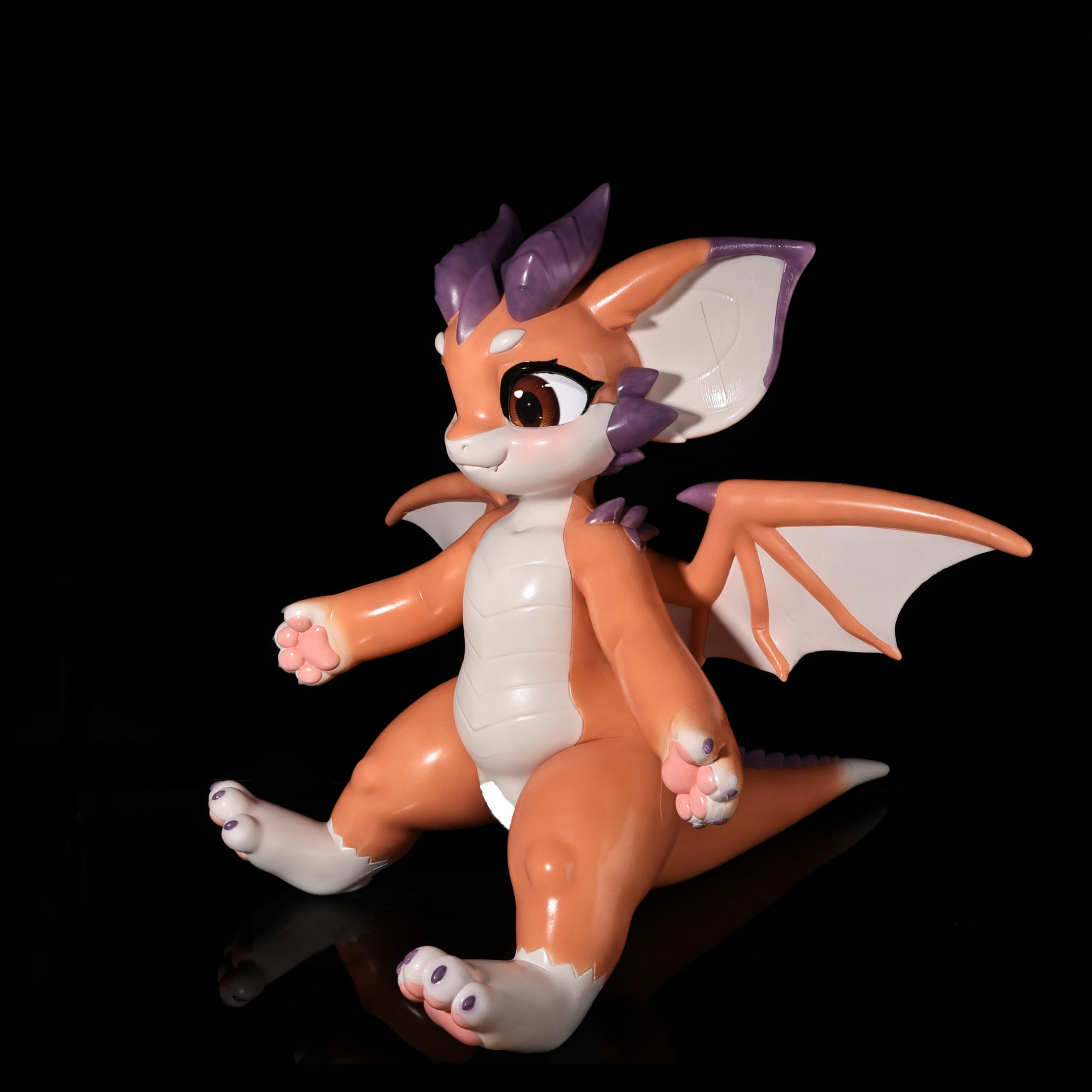 Pre-order | LingMo studio – Little Fire Dragon – Silicone Doll - Image 8