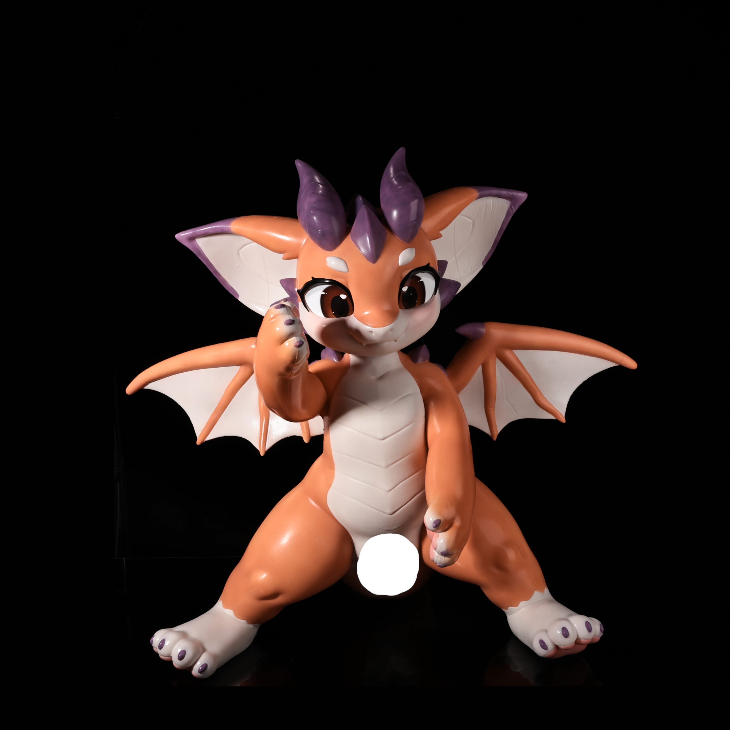 Pre-order | LingMo studio – Little Fire Dragon – Silicone Doll - Image 7