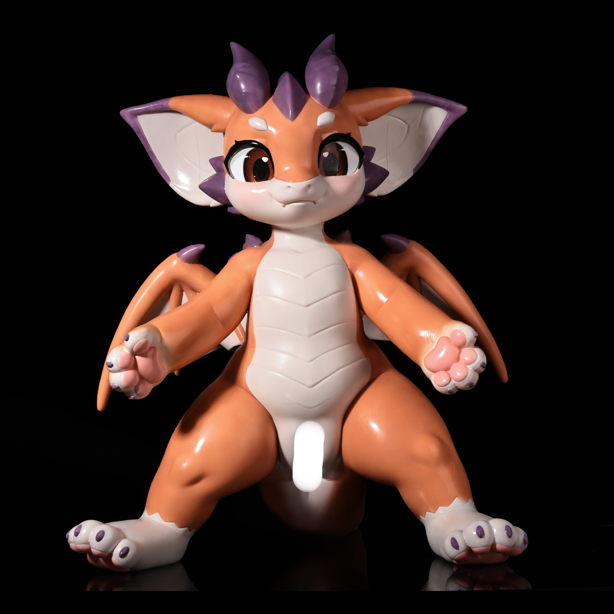Pre-order | LingMo studio – Little Fire Dragon – Silicone Doll - Image 6