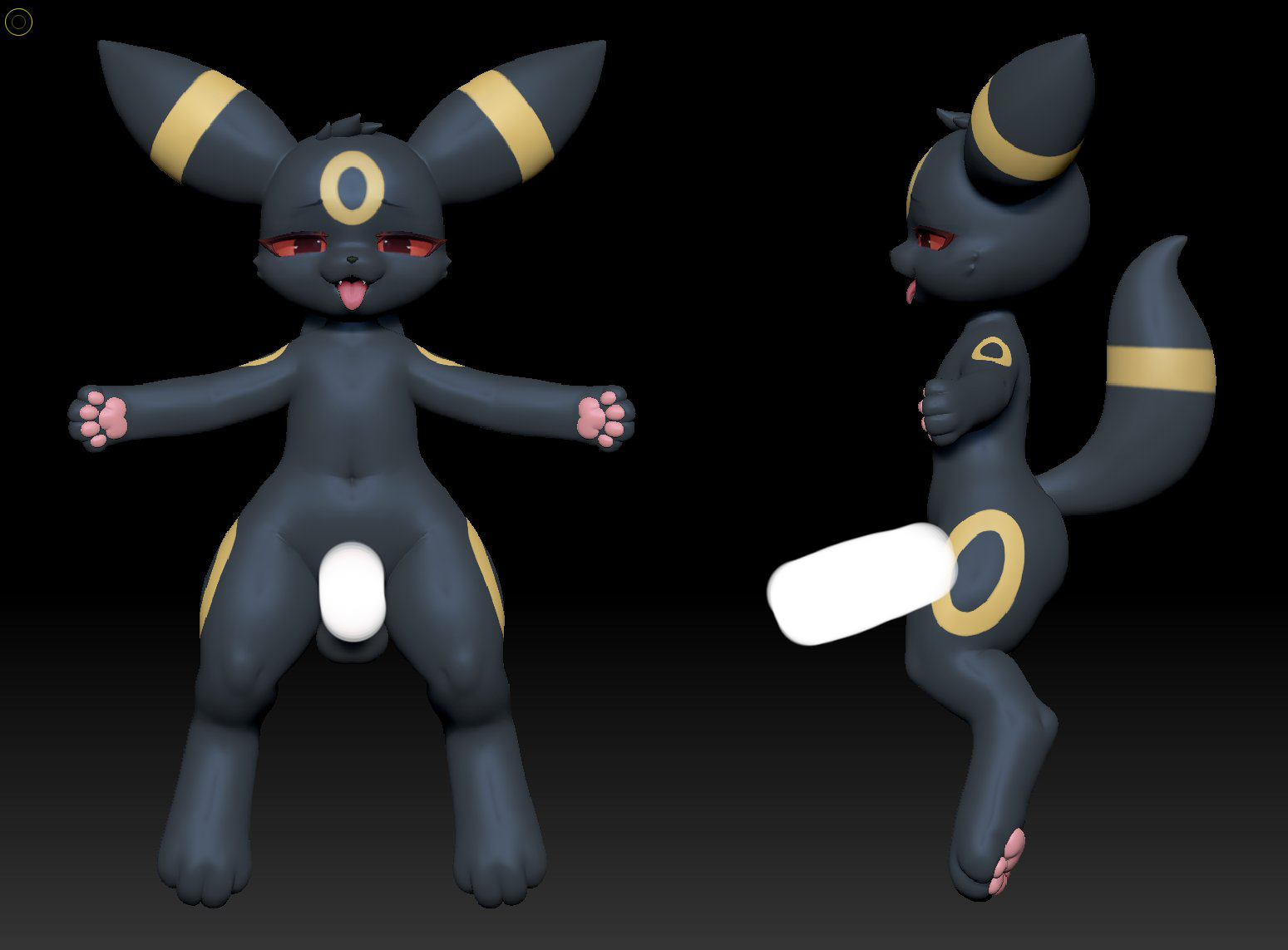 Pre-order | LingMo studio – Yellow Halo Black Cat – Silicone Doll - Male version - Image 6