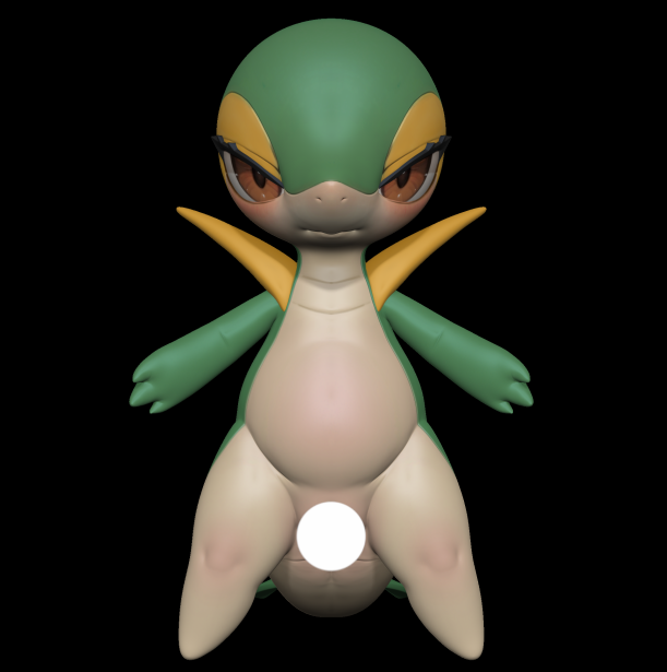 Pre-order | LingMo studio – Green Little Snake – Silicone Doll - Image 3