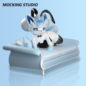 In-stock | Moc King Idplayer Studio - Bunny costume White Fur Fox Sister - Figure