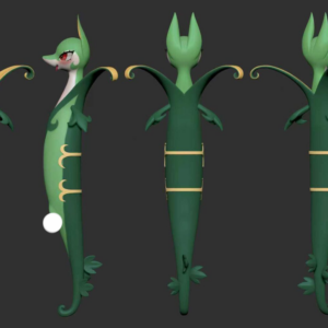 Pre-order | LingMo studio – Green Queen Snake – Silicone Doll - Crowdfunding