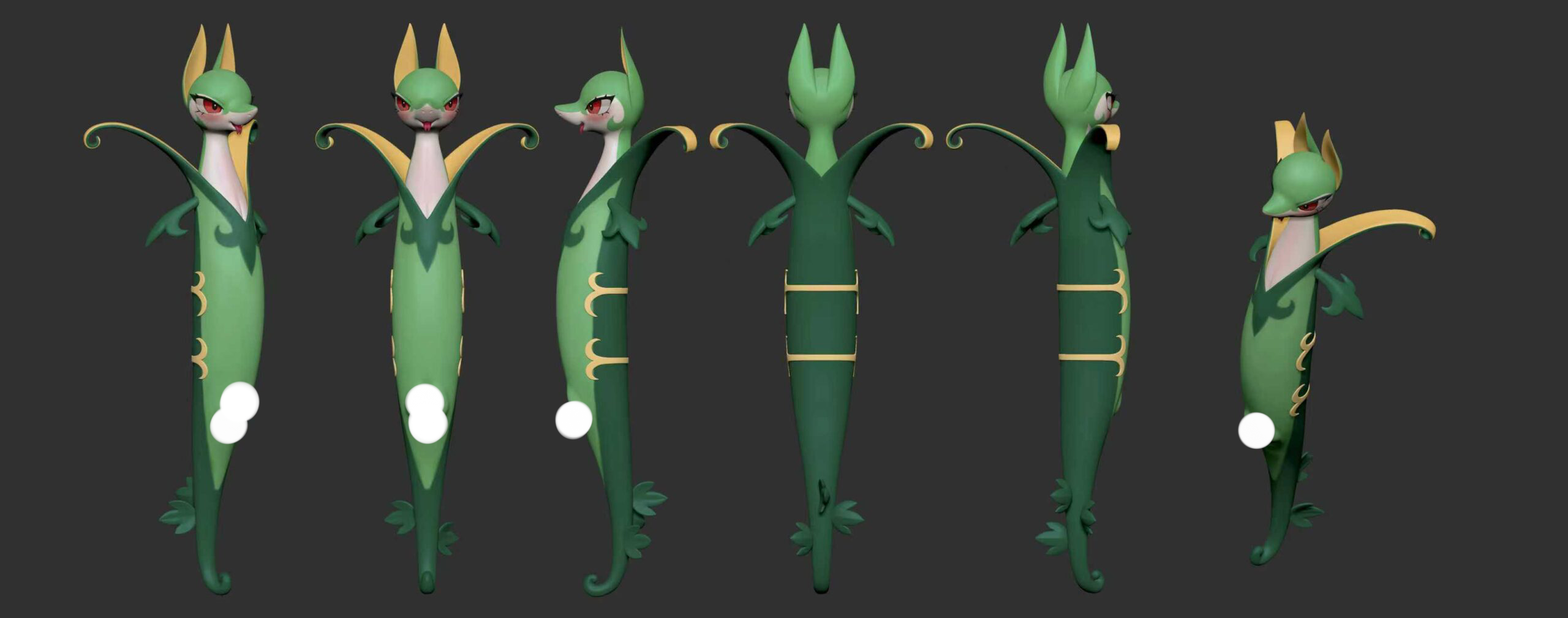 Pre-order | LingMo studio – Green Queen Snake – Silicone Doll - Crowdfunding