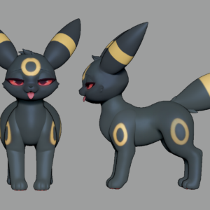 Pre-order | LingMo studio – Yellow Halo Black Cat – Silicone Doll- Female version - Feral