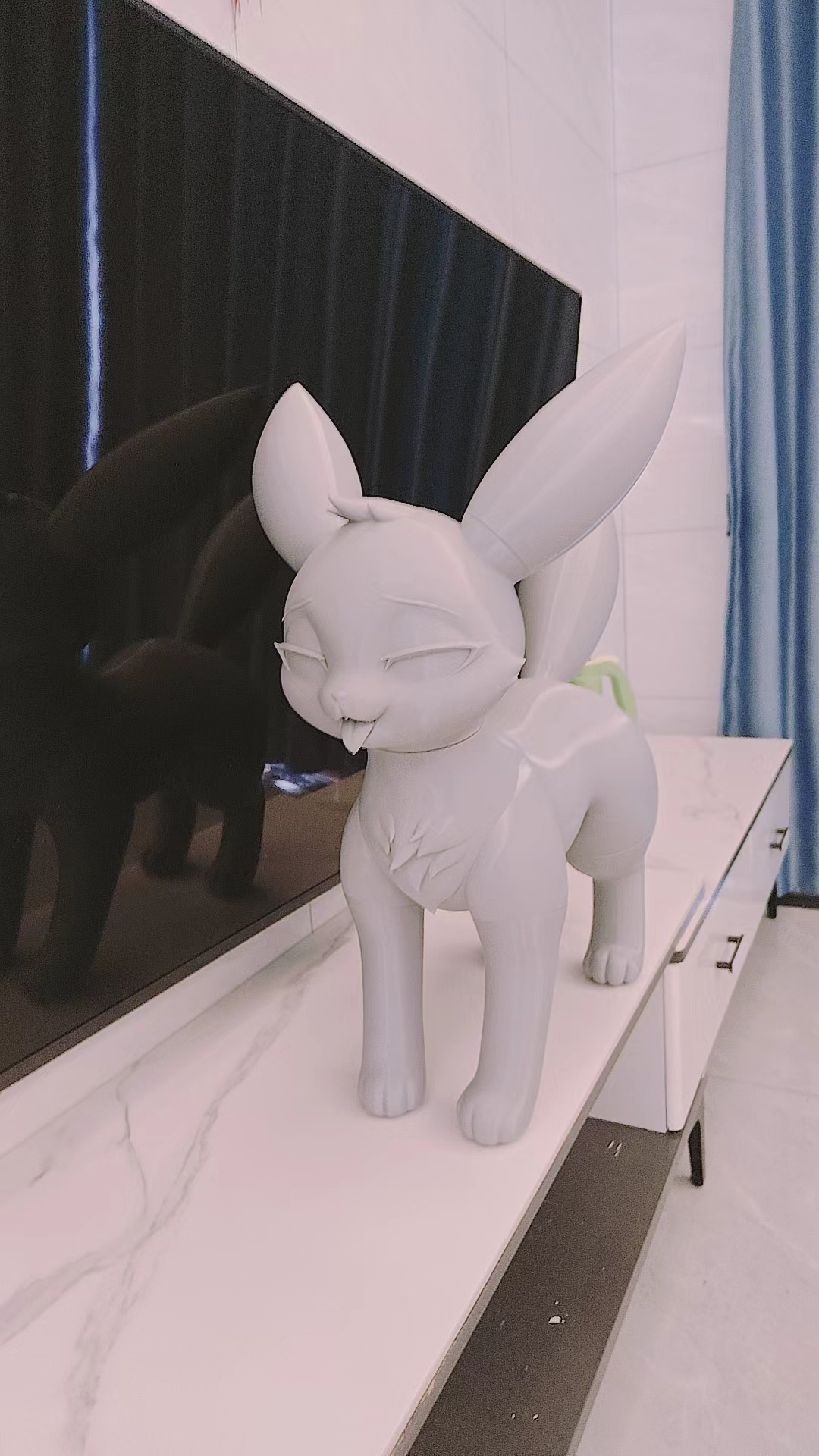 Pre-order | LingMo studio – Yellow Halo Black Cat – Silicone Doll- Female version - Feral - Image 2