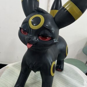 Pre-order | LingMo studio – Yellow Halo Black Cat – Silicone Doll- Female version - Feral