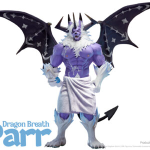 Pre-order | Shibadon Studio - White Fur Purple Dragon Anthro Figure