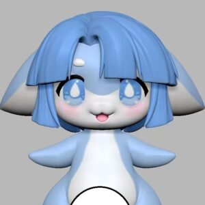 Pre-order | LingMo studio – Little Dolphin Fina – Silicone Doll
